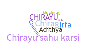 ニックネーム - Chirayu