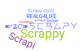 ニックネーム - Scrapy
