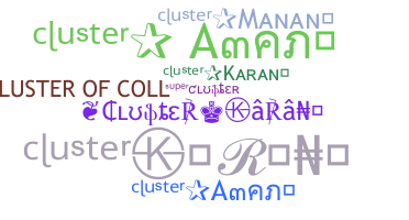ニックネーム - Cluster
