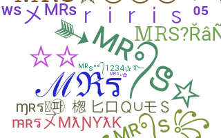 ニックネーム - MrS