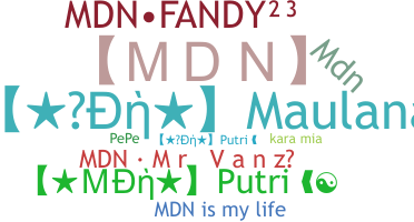 ニックネーム - MDN
