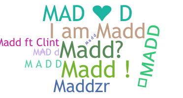 ニックネーム - madd