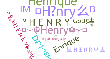 ニックネーム - Henry