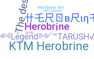 ニックネーム - Herobrine