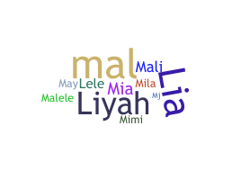 ニックネーム - Maliyah