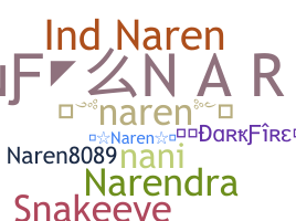 ニックネーム - Naren