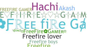 ニックネーム - Freefiregamer