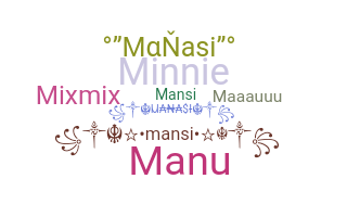 ニックネーム - Manasi