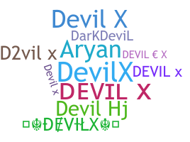 ニックネーム - devilx