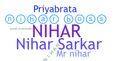 ニックネーム - Nihar