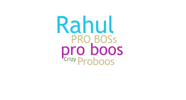ニックネーム - ProBoos