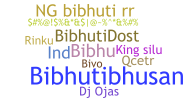 ニックネーム - Bibhuti
