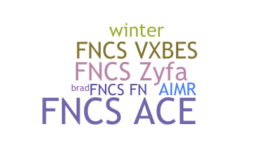 ニックネーム - FNCS