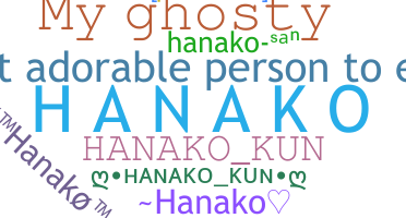 ニックネーム - Hanako