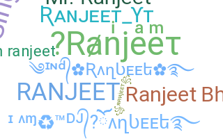 ニックネーム - Ranjeet