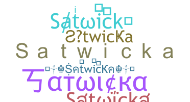 ニックネーム - Satwicka