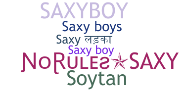 ニックネーム - saxyboy
