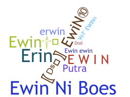 ニックネーム - Ewin