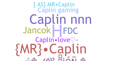 ニックネーム - Caplin