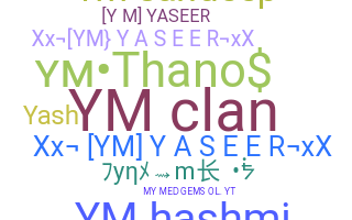 ニックネーム - YM