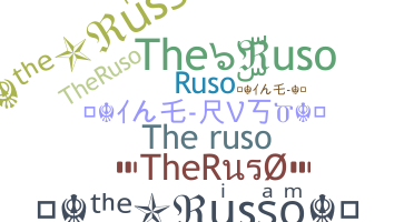 ニックネーム - theRuso