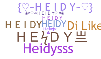 ニックネーム - Heidy
