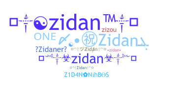 ニックネーム - Zidan