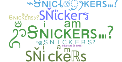 ニックネーム - Snickers