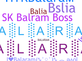 ニックネーム - Balaram