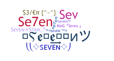 ニックネーム - Seven