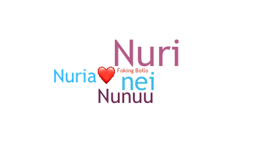 ニックネーム - nuria