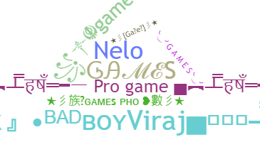 ニックネーム - Games