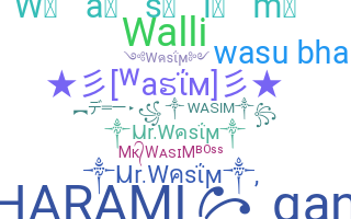 ニックネーム - Wasim