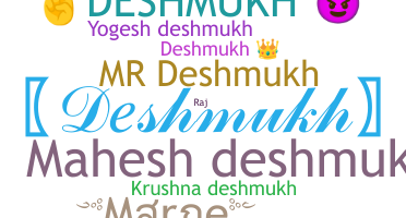 ニックネーム - Deshmukh