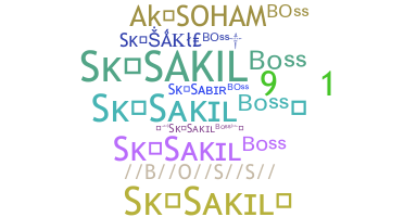 ニックネーム - SkSAKILBOSS
