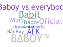ニックネーム - Baboy