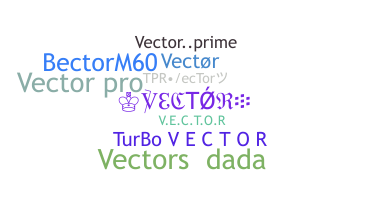 ニックネーム - Vector