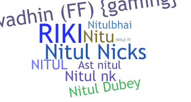 ニックネーム - Nitul