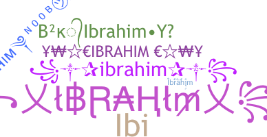 ニックネーム - Ibrahim