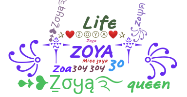 ニックネーム - Zoya