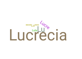 ニックネーム - Lucrecia