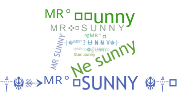 ニックネーム - MrSunny