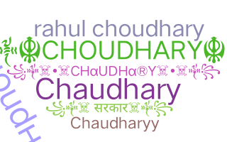 ニックネーム - Choudhary