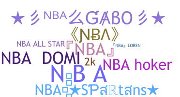 ニックネーム - NBA