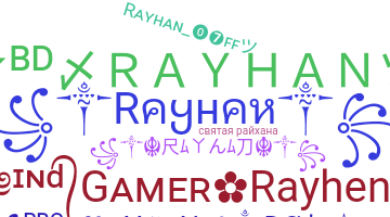ニックネーム - Rayhan