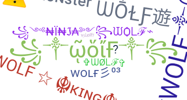 ニックネーム - Wolf