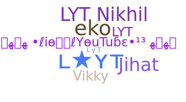 ニックネーム - Lyt