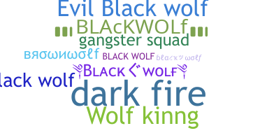 ニックネーム - Blackwolf