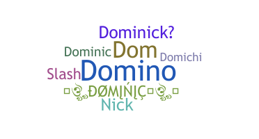 ニックネーム - Dominick