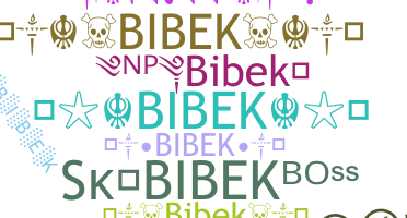 ニックネーム - Bibek